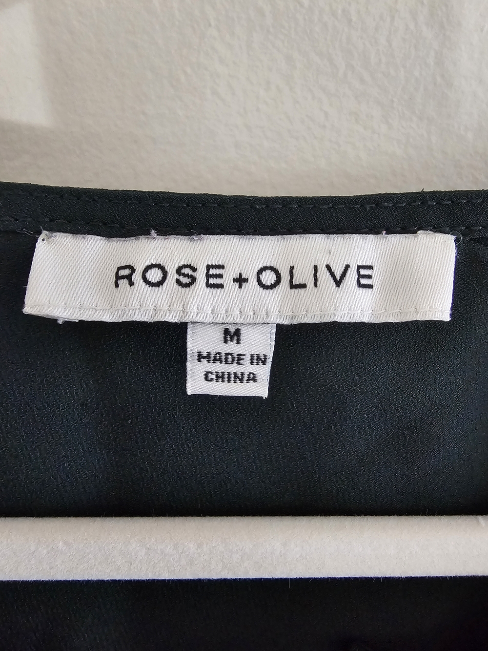 Rose & Olive Long-Sleeve Satin Blouse - Picture 4 of 5